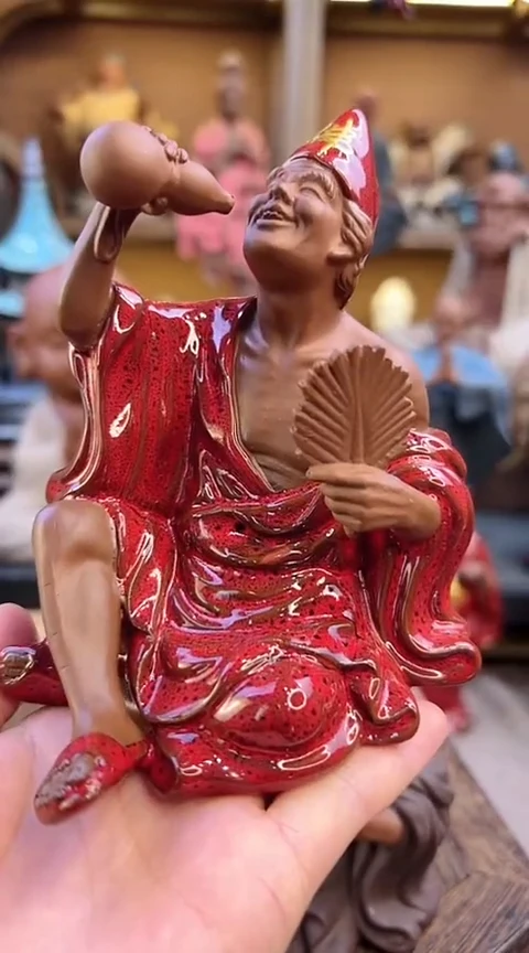 紫砂茶宠器闵茶宠摆件