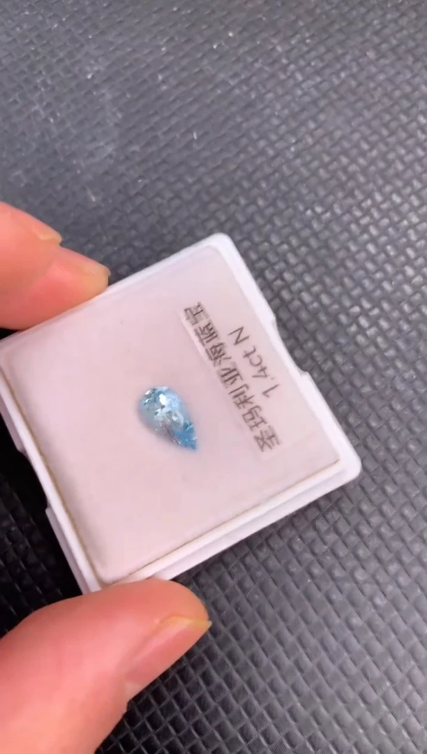 【闪购商品】海蓝宝石裸石未镶嵌天然圣玛利亚色海蓝宝石