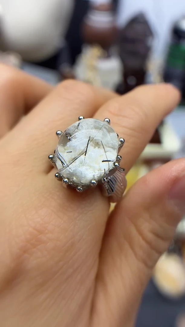 银S925镶嵌珠宝半成品水晶水晶水晶