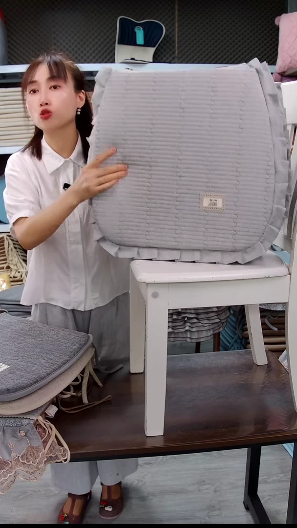 布竹节细麻：灰色小边4个