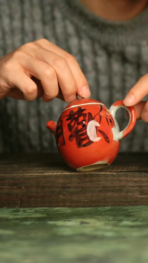 瓷器青诗集手工手绘瓷器