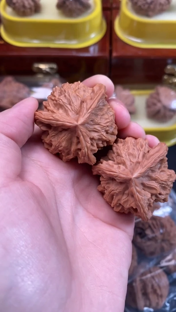 把件文玩核桃盘山三棱39尺Q028