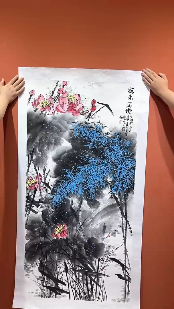 国画郑乐华手绘绘画作品13-38