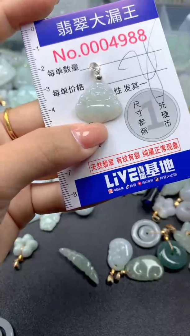 颈饰未镶嵌翡翠4988