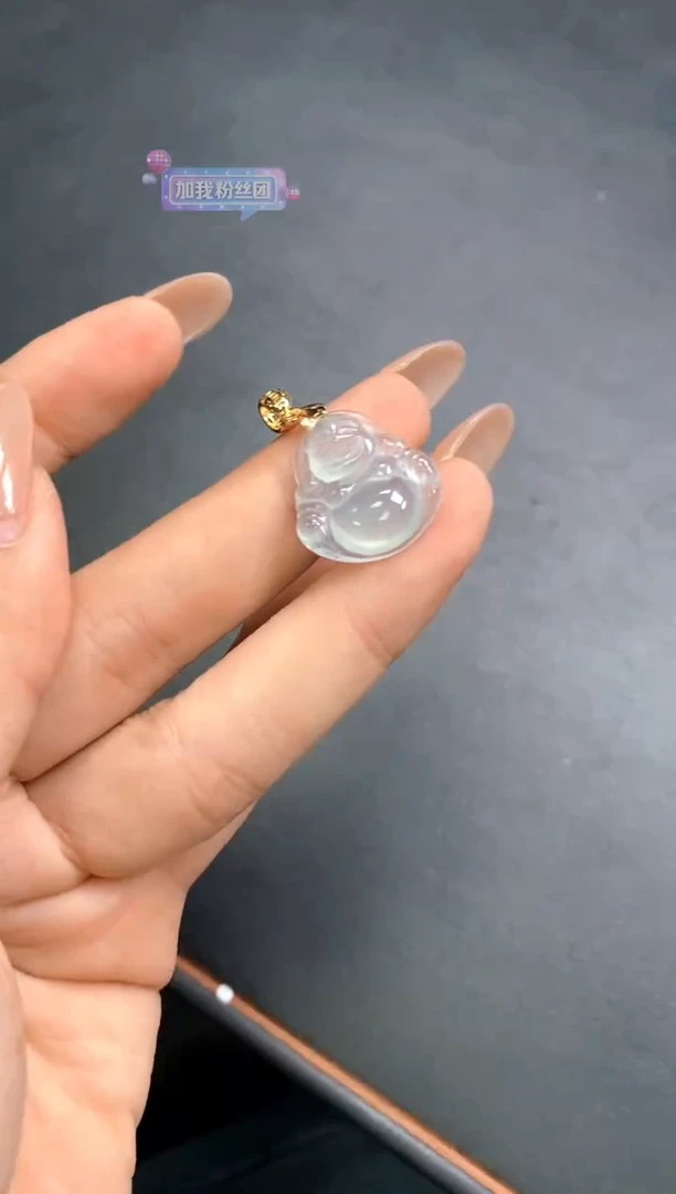 翡翠未镶嵌颈饰闪耀精品（吊坠加扣头）146