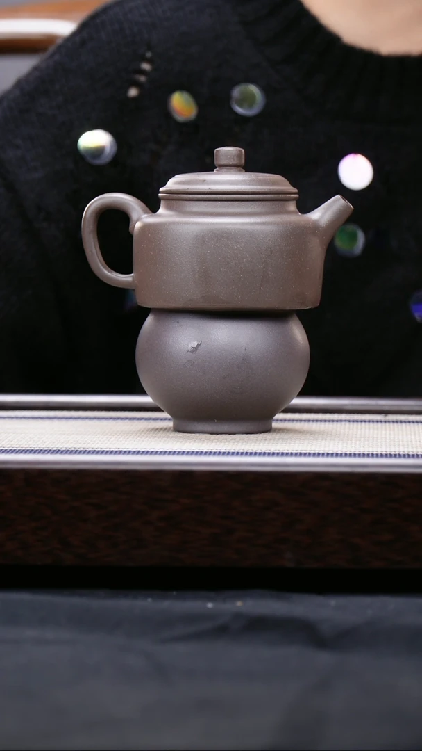 【闪购商品】紫砂茶壶大水谭天青泥  德中壶