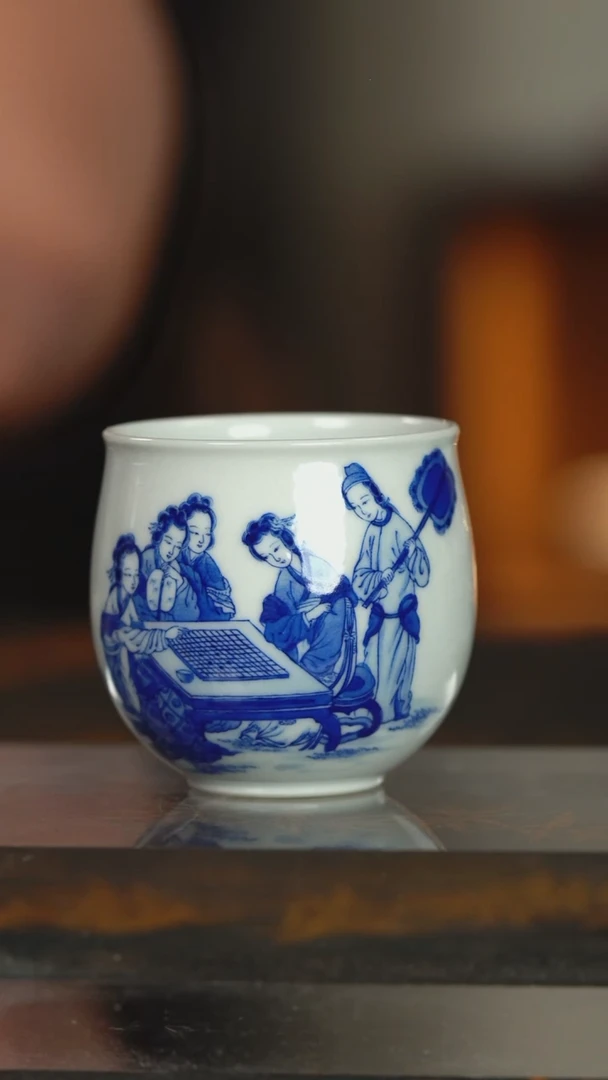 艺家仁汉宫人物小杯