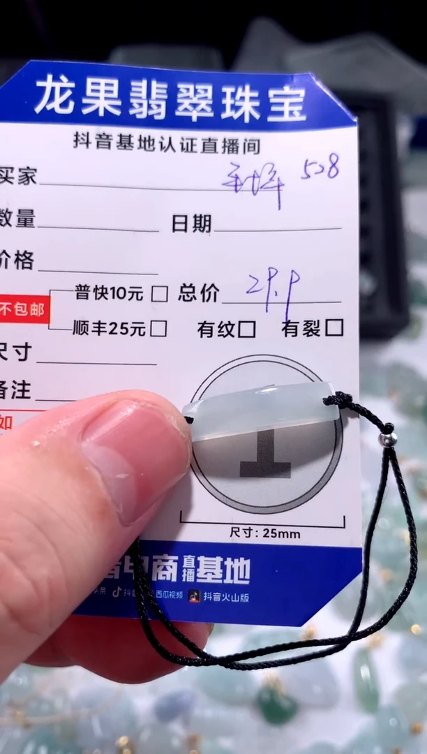 【闪购商品】翡翠颈饰未镶嵌手牌528