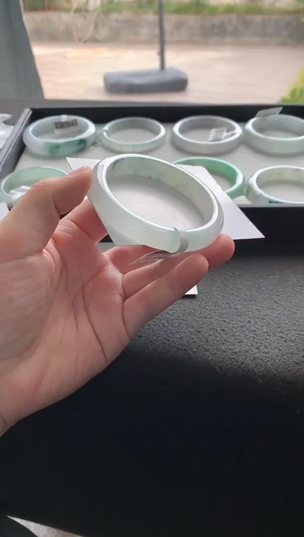 未镶嵌手镯翡翠58正圈Y4418买断