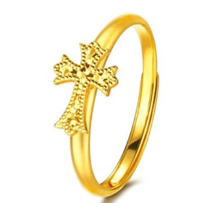 金至尊珠宝黄金足金戒指计价