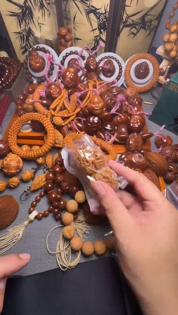 手串橄榄核核桃一对