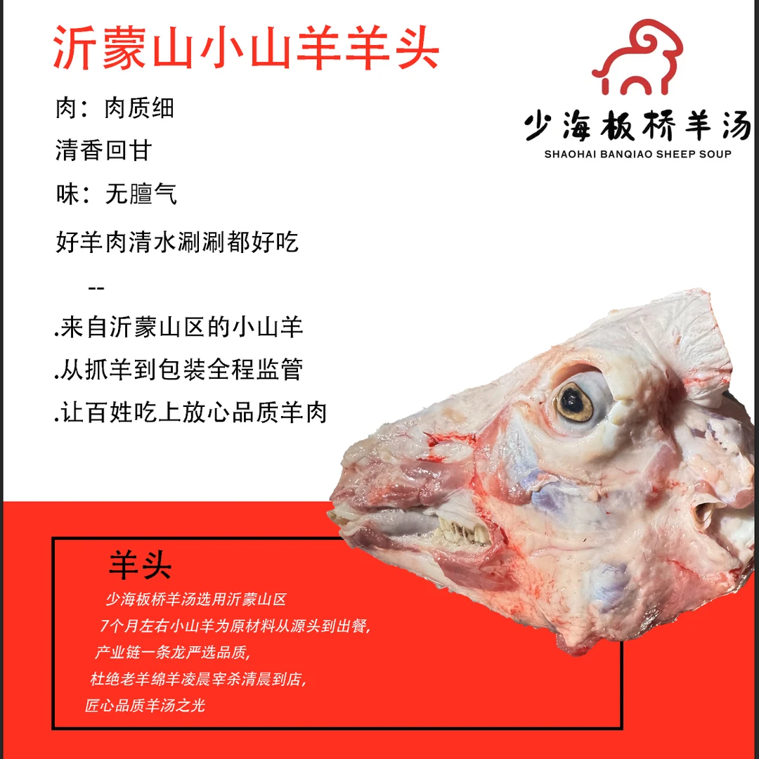 少海板桥沂蒙山小山羊羊头