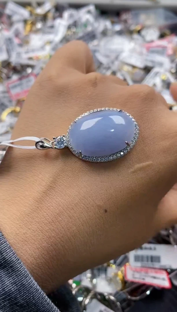 银S925镶嵌戒指翡翠444   8