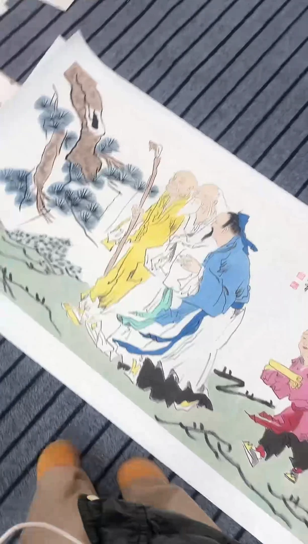 精品国画人物作品