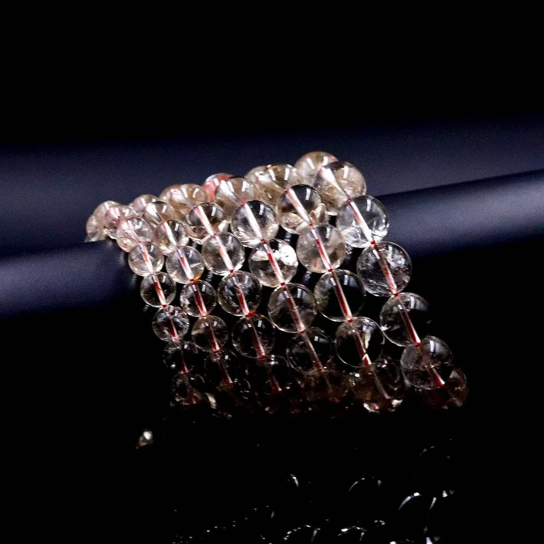 纯天然净透体黄阿赛水晶手串S5910-尺寸可选-多样性发一