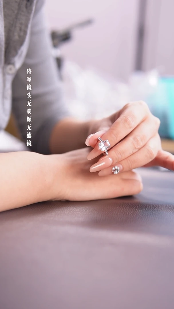 未镶嵌戒指水晶19-14白水晶戒指多样性发其一
