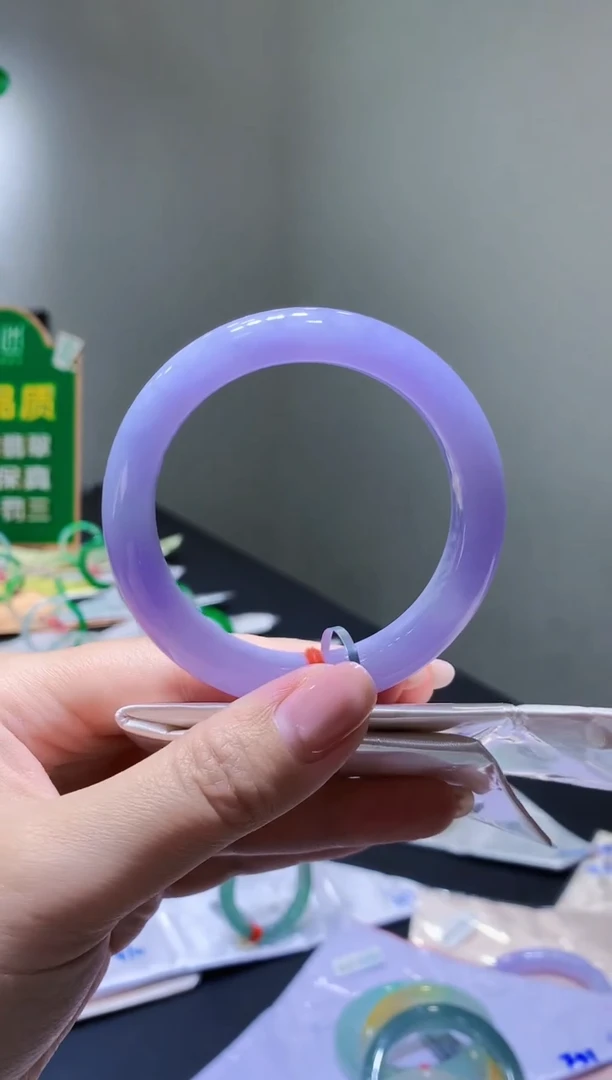 未镶嵌手镯翡翠-c99天然缅甸A货翡翠57.5正圈