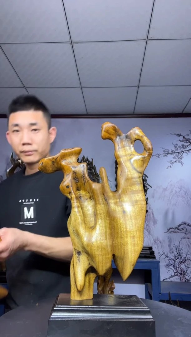 金丝楠木雕款用****3金丝楠木工艺品摆件