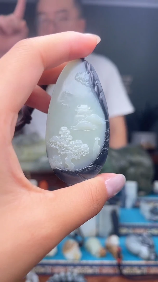 未镶嵌和田玉挂件1