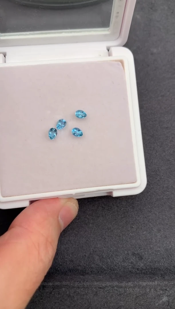 裸石海蓝宝石0.6ct海蓝宝  定制  BH