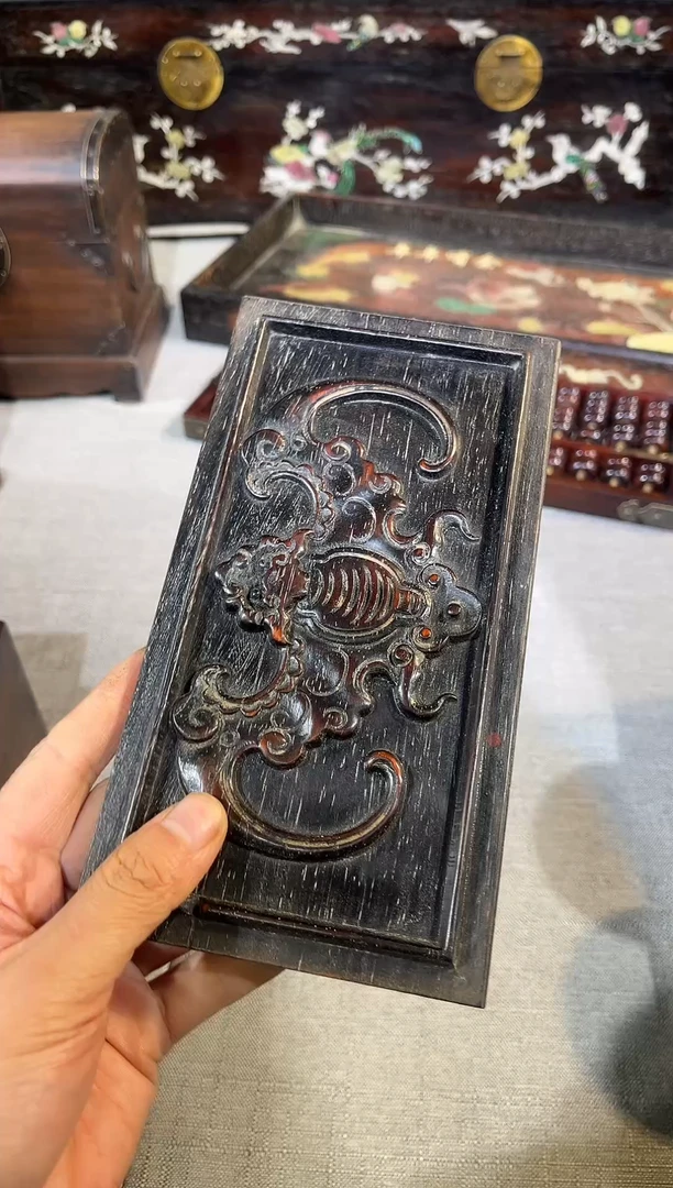 木紫檀雕刻蝙蝠雕刻板