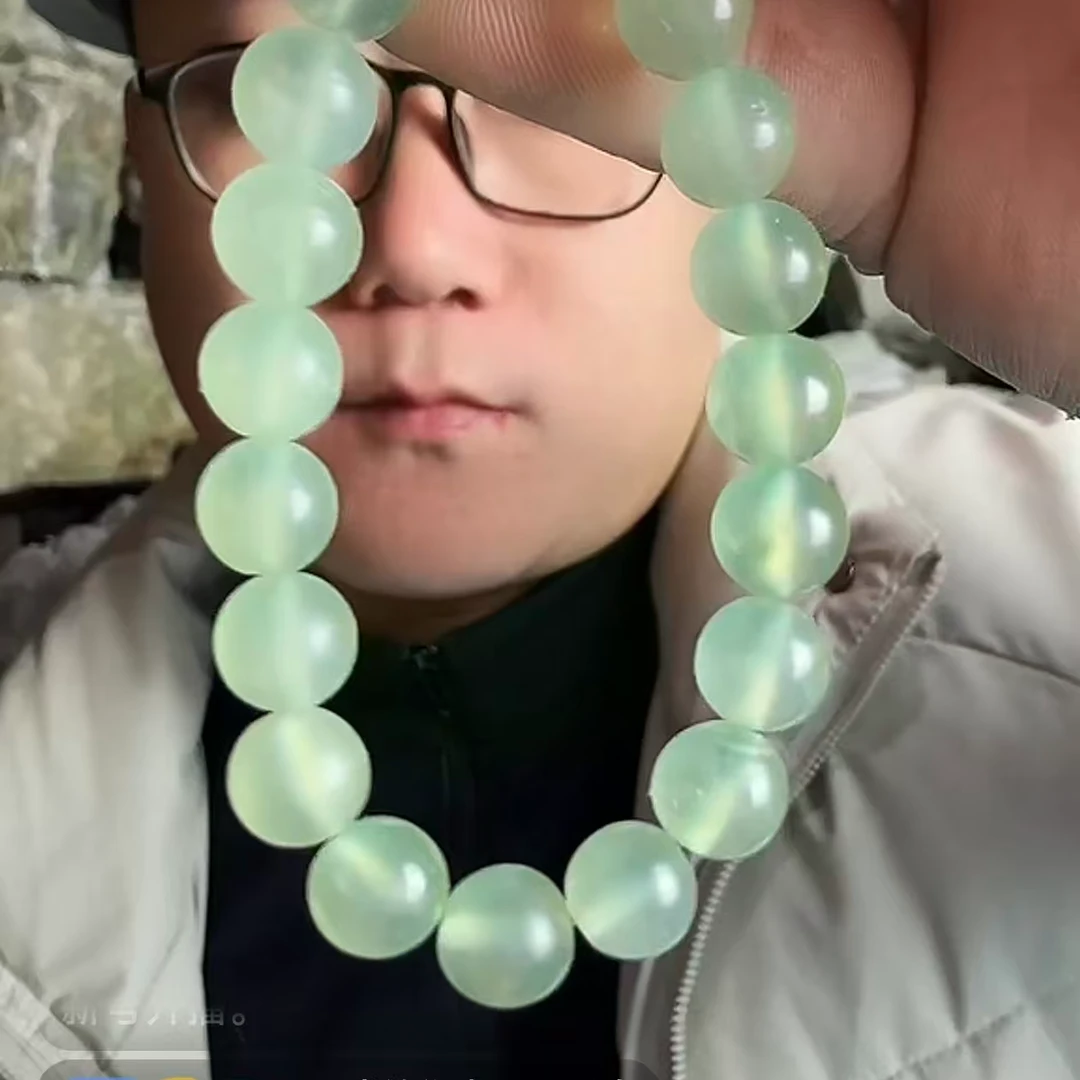 【王总矿业 抖音发货】蛇纹石未镶嵌手串多样性发其一岫玉 012