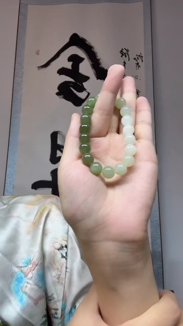 手串未镶嵌和田玉约卡10