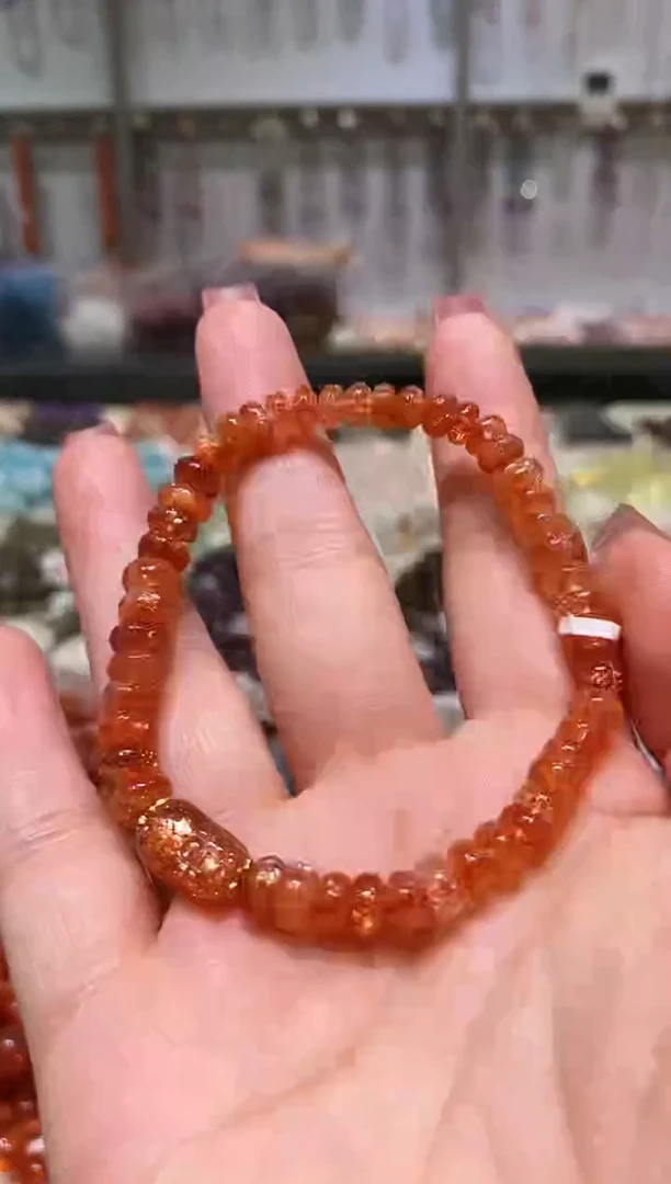 未镶嵌手链长石多样性发其一金太阳