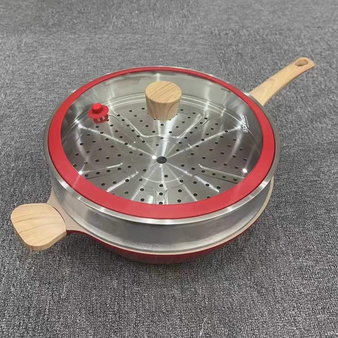 DONNOR32cm贝丽微压0氟炒锅不粘锅全灶具通用