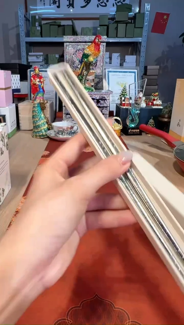 【闪购商品】杯104 钛筷子（银）