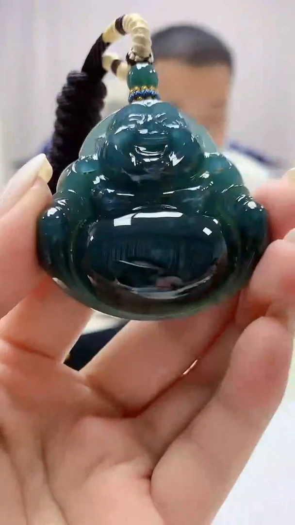 定制翡翠未镶嵌4898ms-毛货114佛公