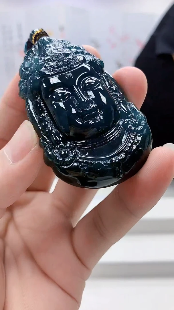 定制翡翠未镶嵌4902bb-毛货挂件46