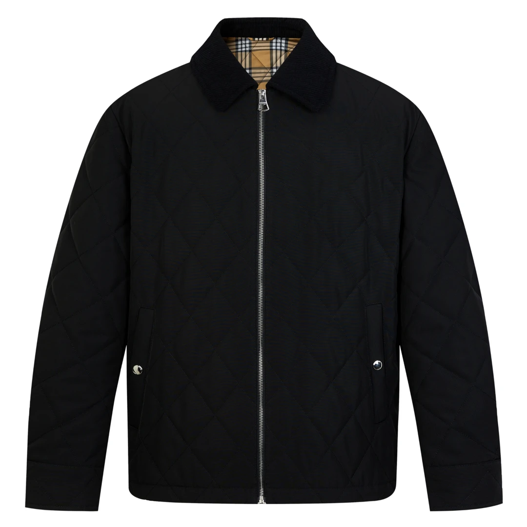 Aquascutum/雅格狮丹冬季新款上衣男士棉夹克外套时尚休闲百搭