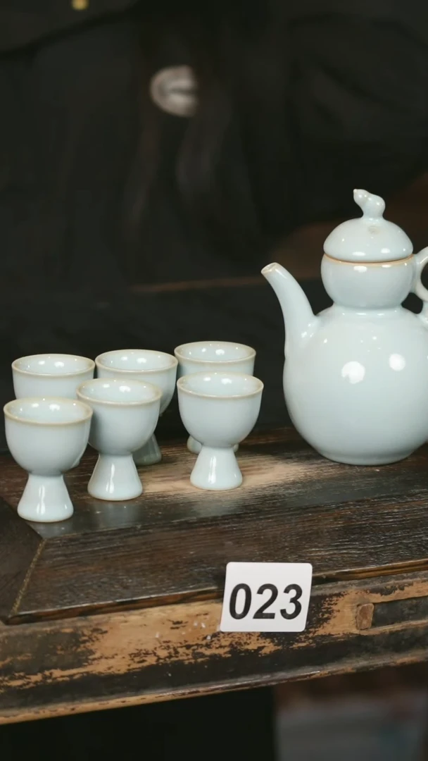 【闪购商品】瓷片1壶6杯见山北野见山北野