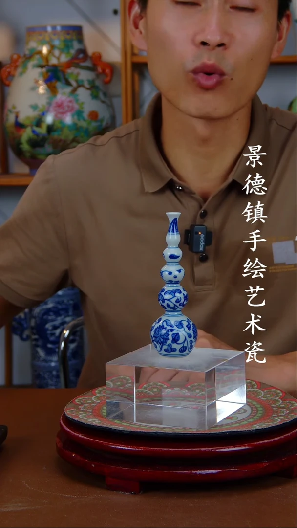 现代景德镇手工手绘陶瓷摆件7