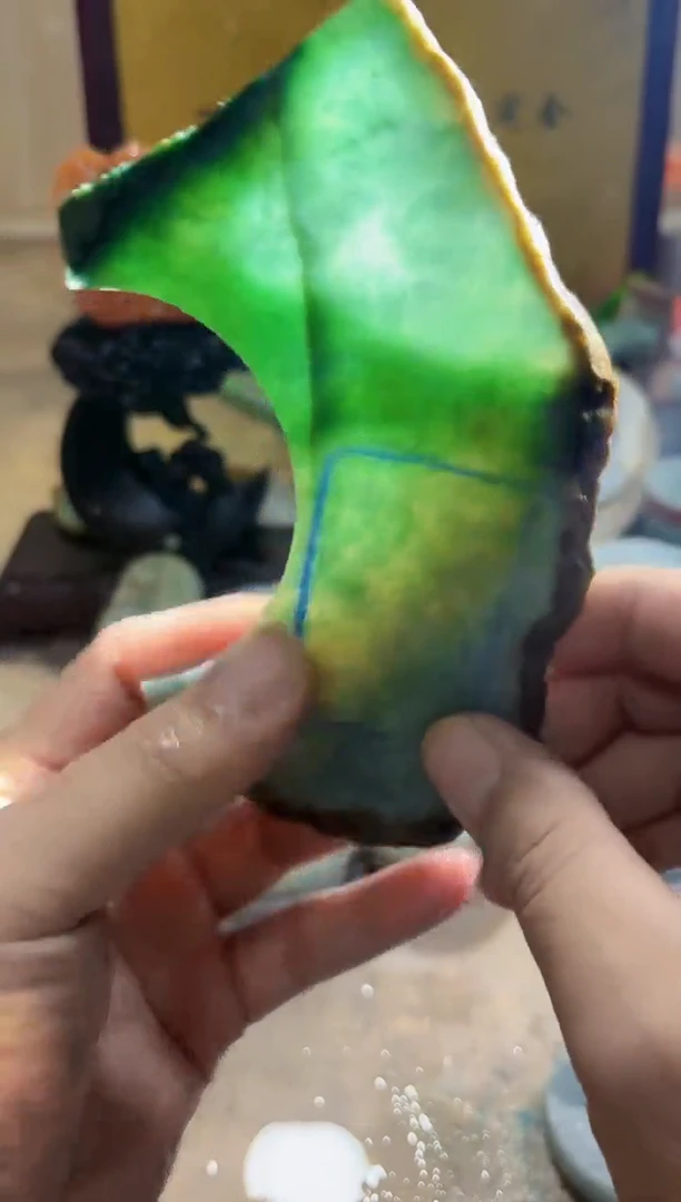 翡翠挂件未镶嵌A货常星1827