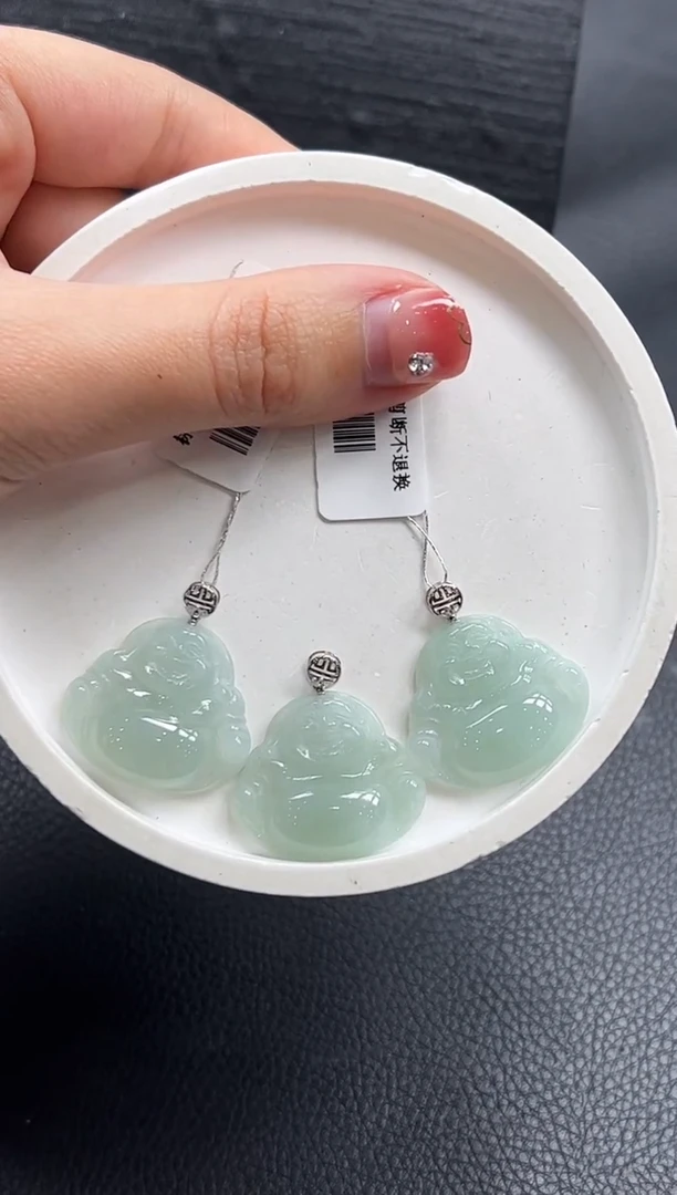 【闪购商品】翡翠颈饰18K金镶嵌YM839-13佛公多样性发1件