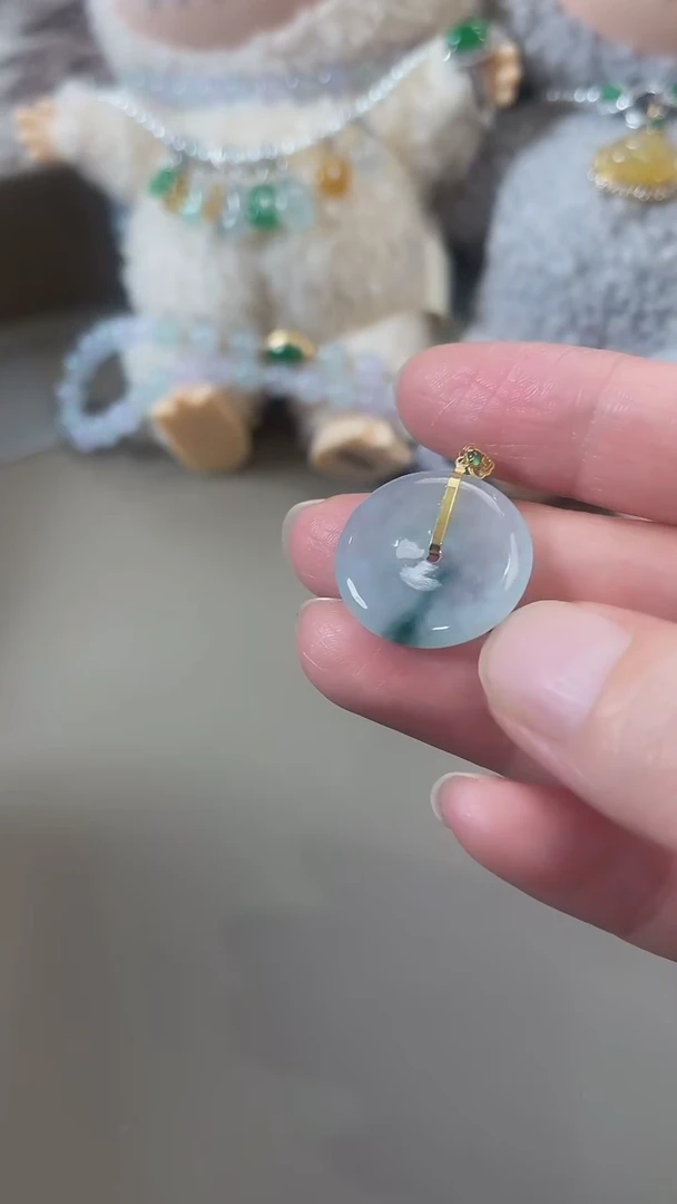 翡翠未镶嵌吊坠(不含链)天然缅甸翡翠吊坠