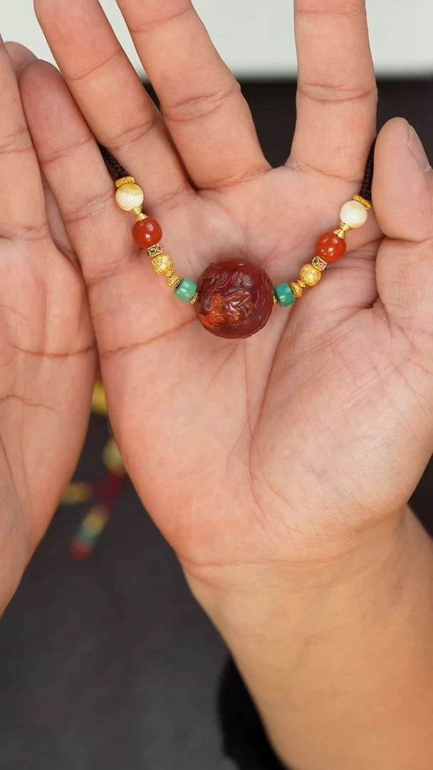 【闪购商品】南红玛瑙锁骨珠未镶嵌南红锁骨珠