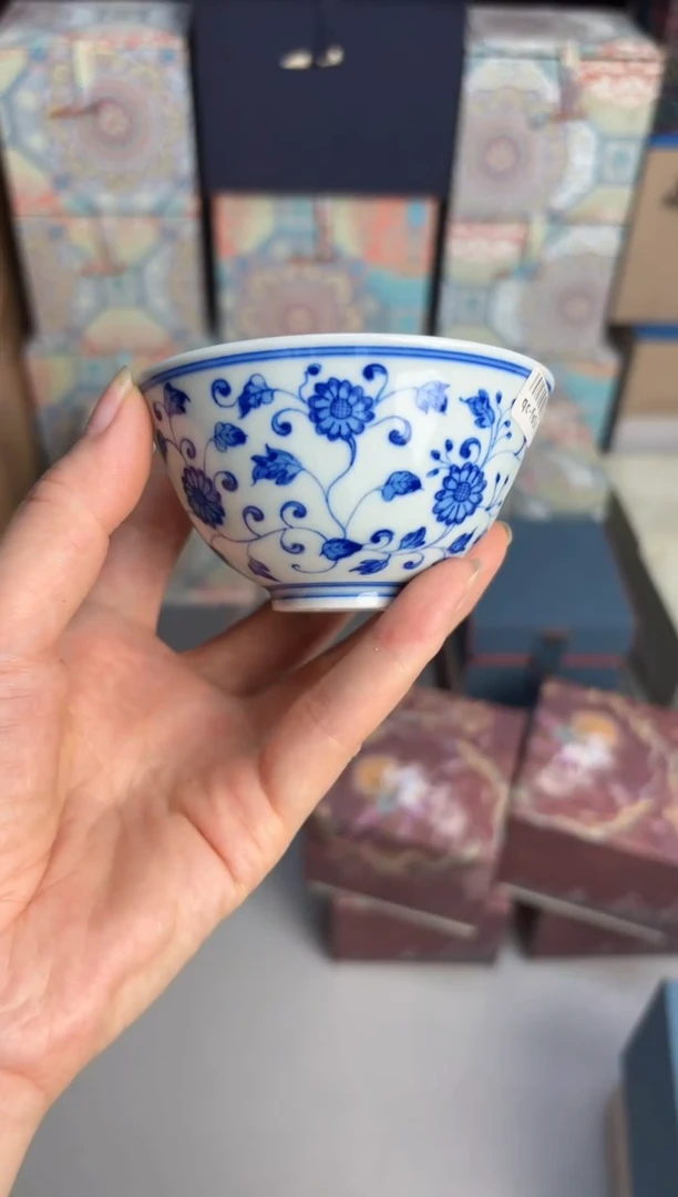 景德镇纯手工手绘瓷器（无礼盒）