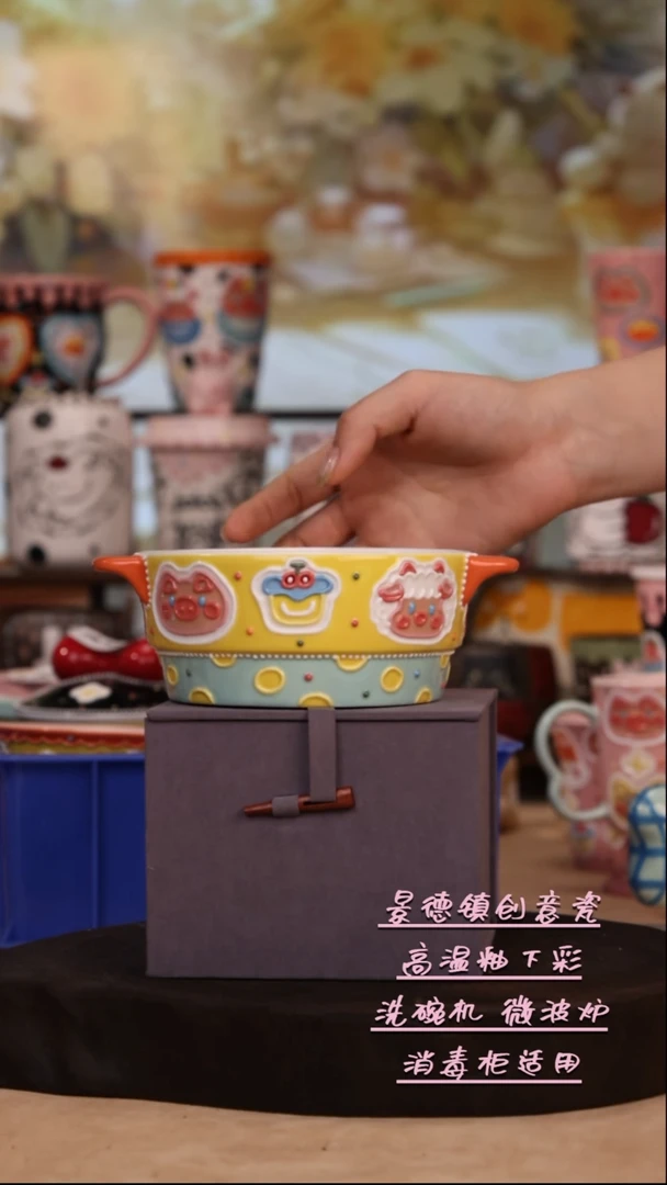 摆件景德镇原创手工陶瓷8496