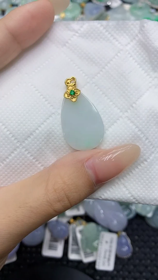 翡翠银S925镶嵌颈饰111111111111