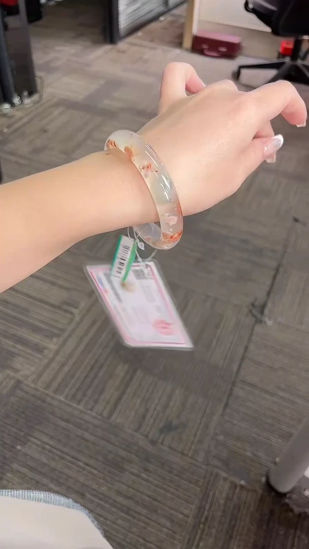 未镶嵌手镯石英质玉尘*丷圈口（赠品镯心）