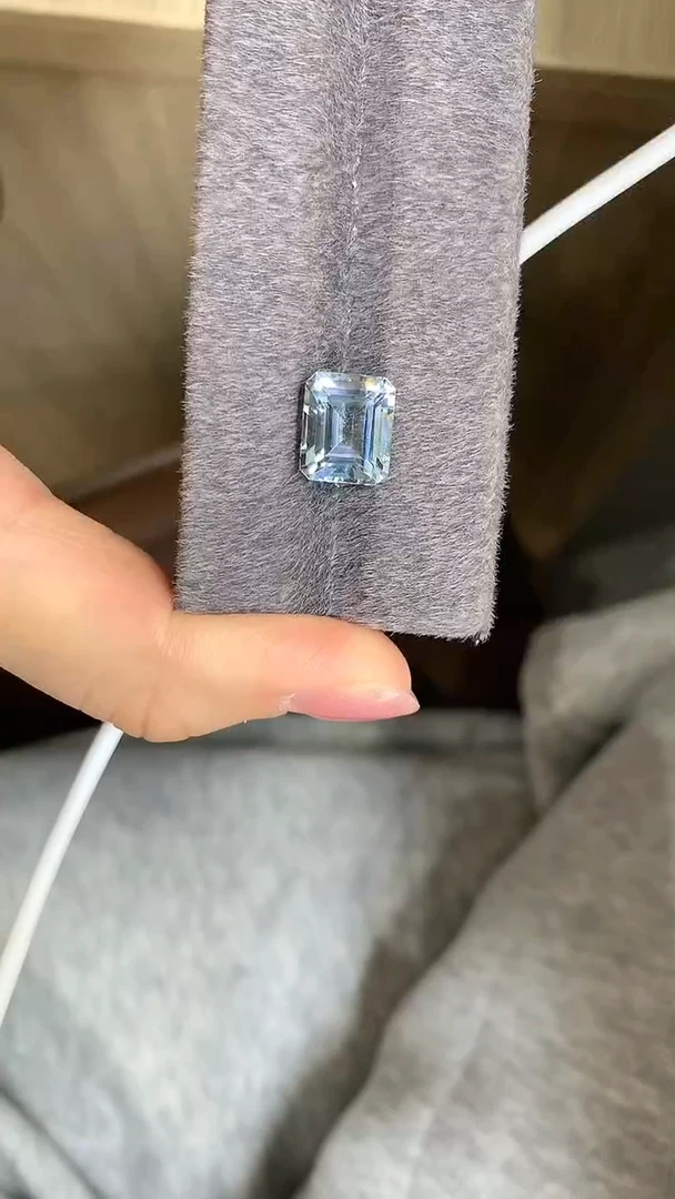 未镶嵌笔搁海蓝宝石海蓝宝石裸石4.59ct