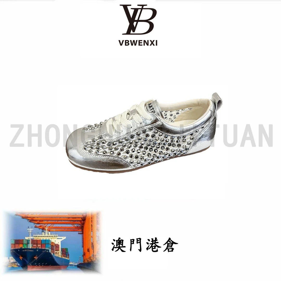 《高端定制》镂空编织真皮阿甘鞋女2025夏季新款透气舒适德训鞋百搭