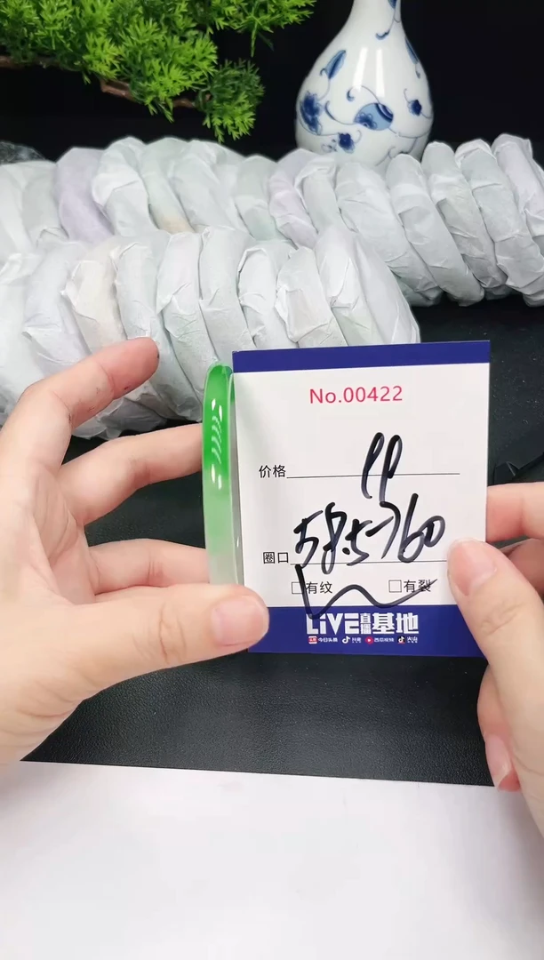 未镶嵌手镯翡翠422