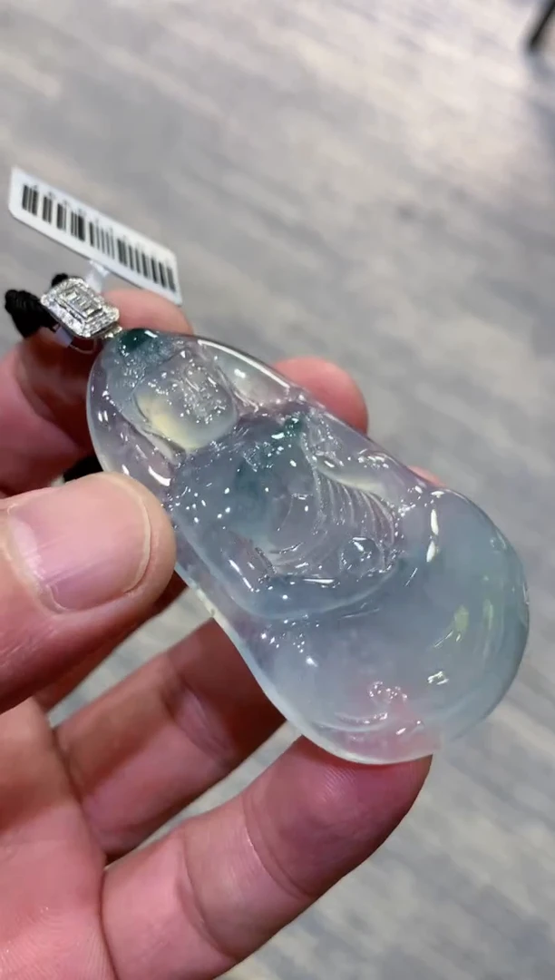 颈饰未镶嵌翡翠天然A货翡翠