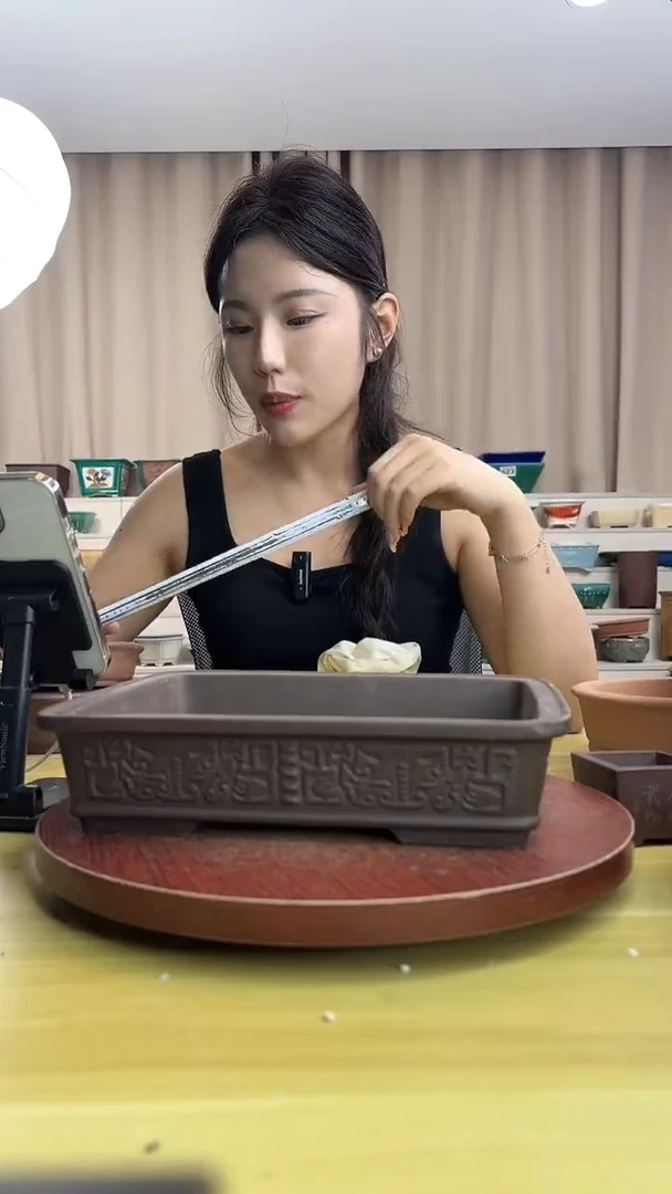 紫砂花盆紫砂花盆紫砂花盆微瑕