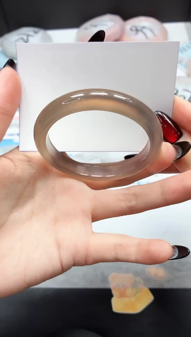 未镶嵌手镯石英质玉170/香槟54.8