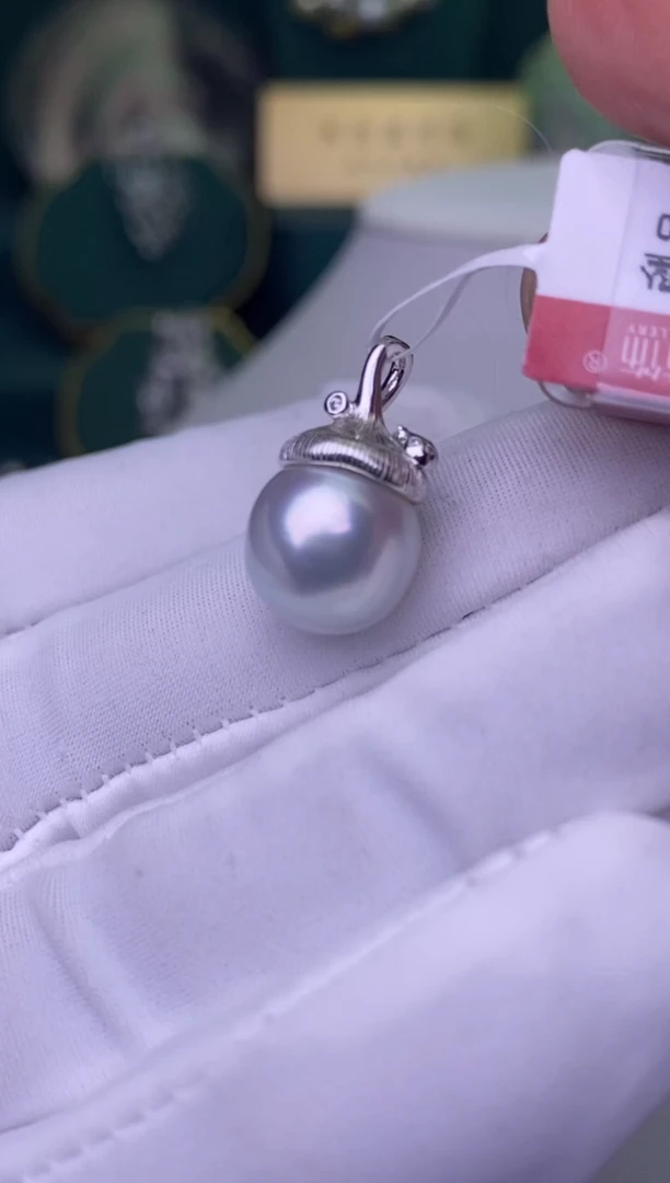 【闪购商品】海水珍珠颈饰银S925镶嵌11-12